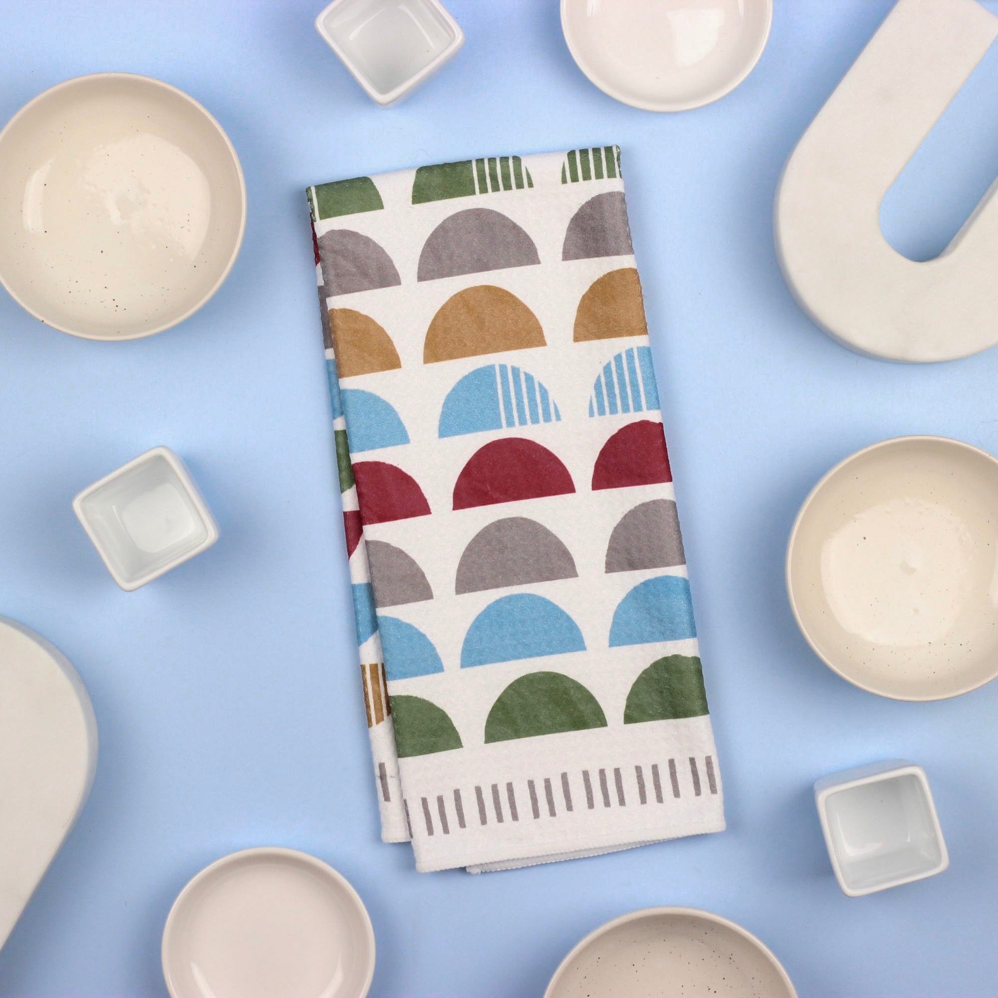 Deco Geo Crescent Dish Towel - 16''x24''