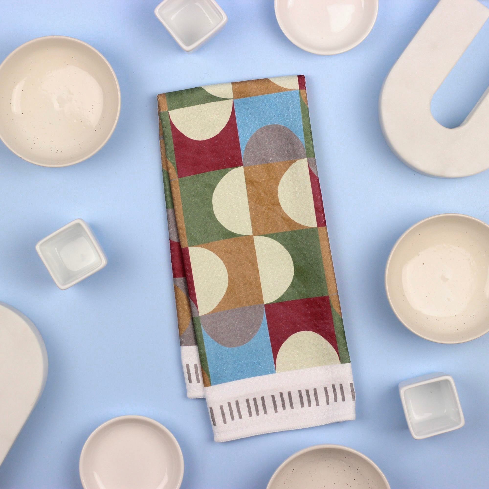 Deco Geo Colorblock Dish Towel- 16''x24''