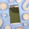 Double Rainbow Colorblock Dish Towel- 16''x24''