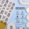 Chevron Colorblock Dish Towel - 16''x24''