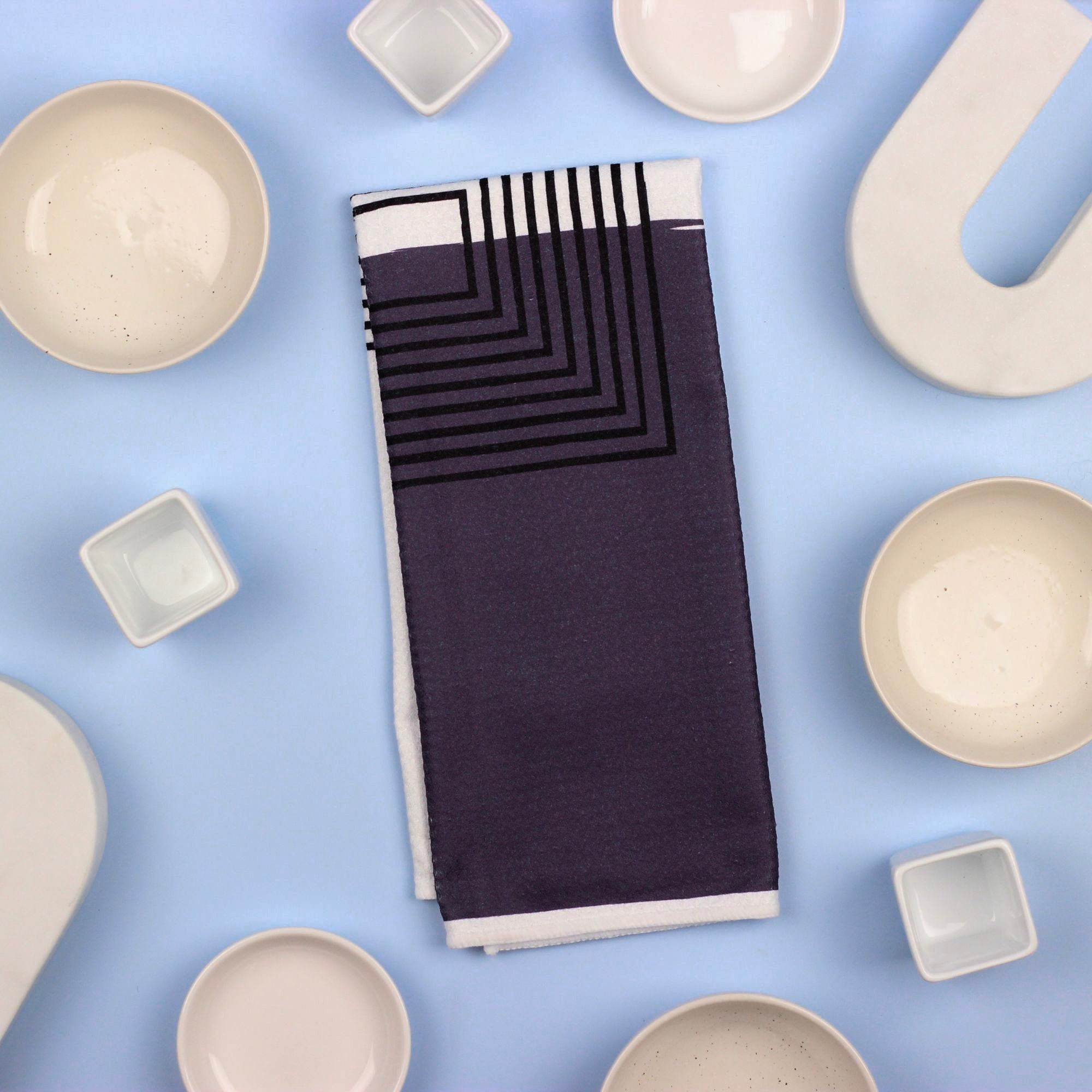 Square Arch Colorblock Dish Towel- 16''x24''