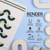 Emerald Chain Dish Towel - 16''x24''
