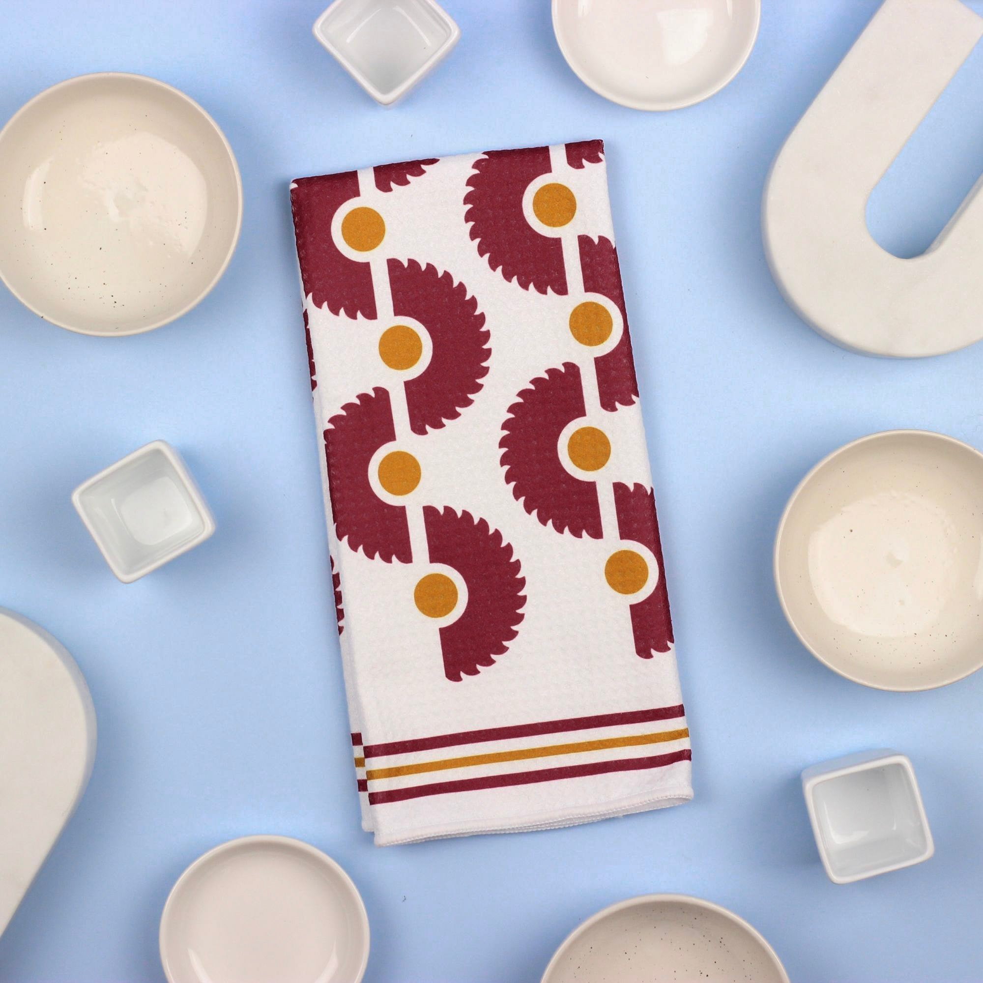 Monster Chain Dish Towel- 16''x24''