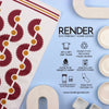 Monster Chain Dish Towel- 16''x24''