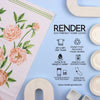 Peony Flower Dish Towel - 16''x24''