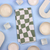 Green Checkers Dish Towel - 16''x24''